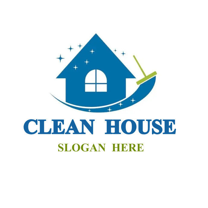 Clean Logo Pdf Clean House Logo, Cleaning Services Logo Template | PosterMyWall