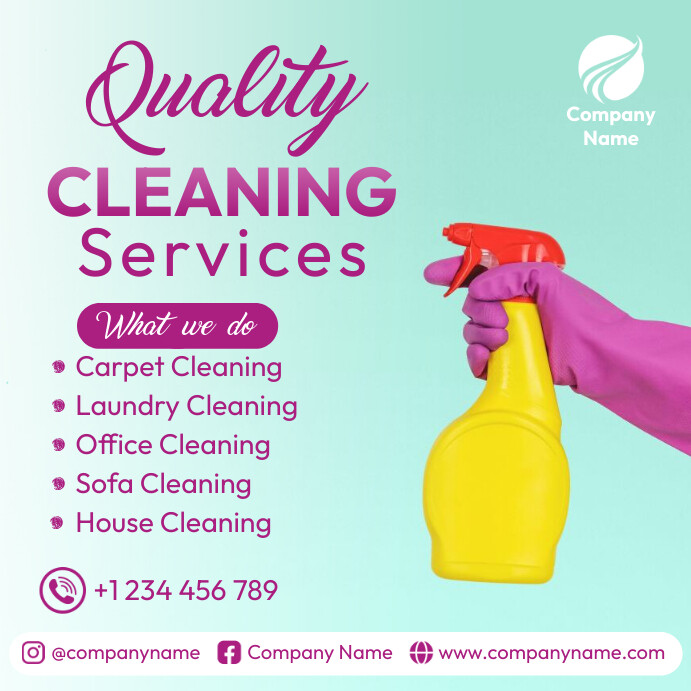 Cleaner Table Poster cleaners poster ad Template | PosterMyWall
