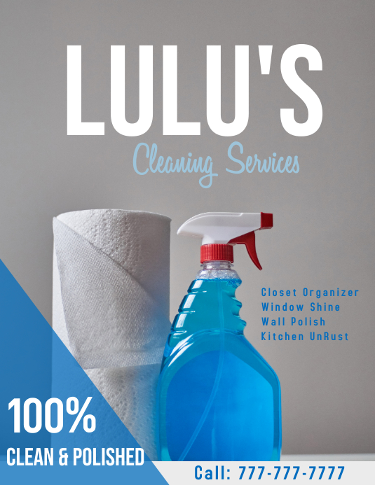 Cleaner Ads. Example Cleaning Ads Template | PosterMyWall