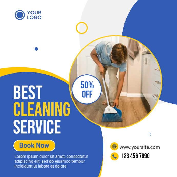 Cleaning ADS Template | PosterMyWall