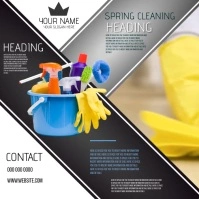 CLEANING BUSINESS COMPANY CORPORATE EVENT AD Cuadrado (1:1) template