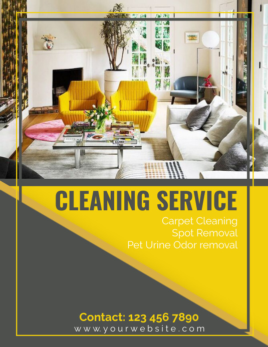 Image 1 for Cleaning Company Flyers Template