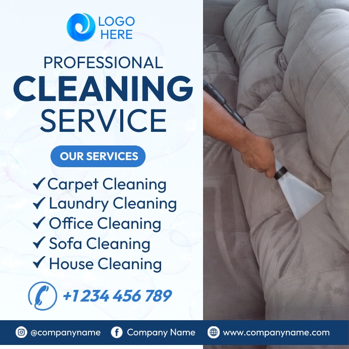 cleaning company flyers Template PosterMyWall