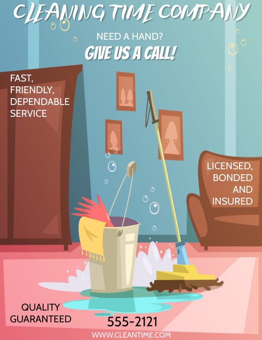 Cleaners Layoutt CLEANING Template | PosterMyWall