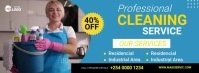 Cleaning Flyer Facebook Cover Photo template