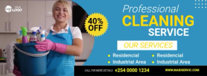 Cleaning Flyer Facebook Cover Photo Facebook-coverfoto template