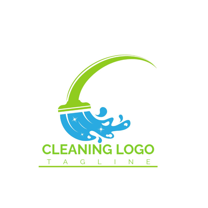 CLEANING LOGO template