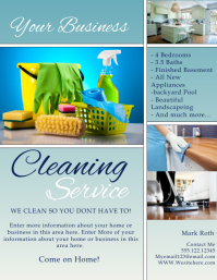 cleaning service flyer templates template poster flyers postermywall letter customize