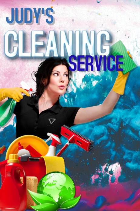 Cleaner Table Poster Cleaning Template | PosterMyWall