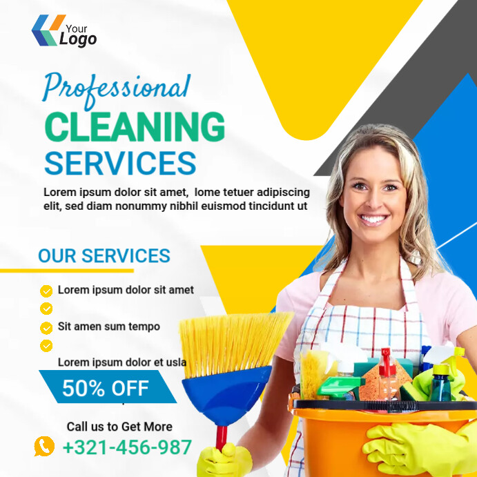 Cleaning Service Ad Template PosterMyWall Cleaning Service Ad Template PosterMyWall