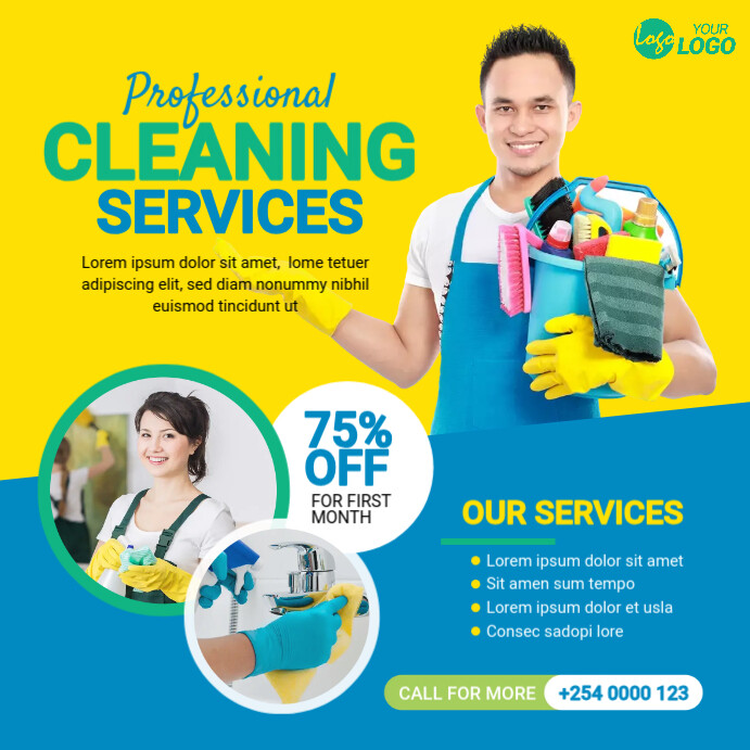 Cleaning Service Ad Template PosterMyWall Cleaning Service Ad Template PosterMyWall