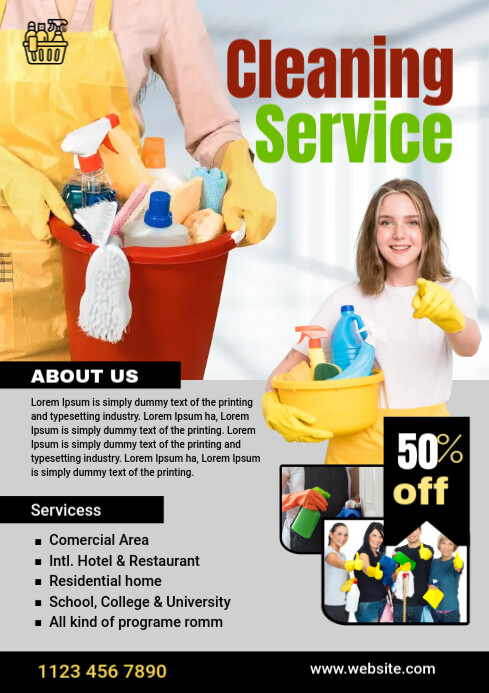 Cleaning Service Ad Template PosterMyWall Cleaning Service Ad Template PosterMyWall