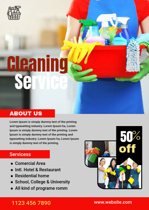 Cleaning Service Ad Template PosterMyWall Cleaning Service Ad Template PosterMyWall