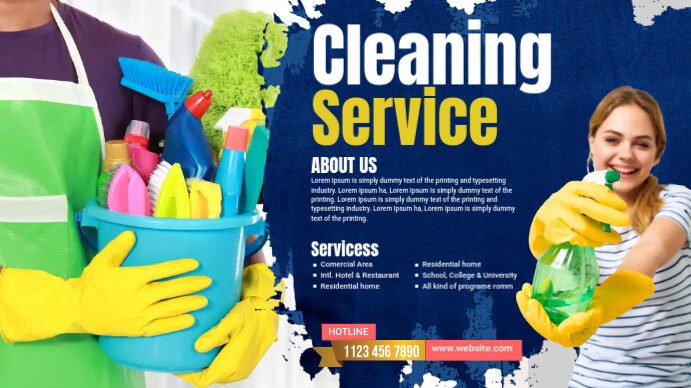 Cleaning Service Ad Template | PosterMyWall