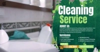 Cleaning Service Ad Template Facebook Event Cover