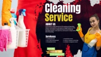 Cleaning Service Ad Template Blog Header