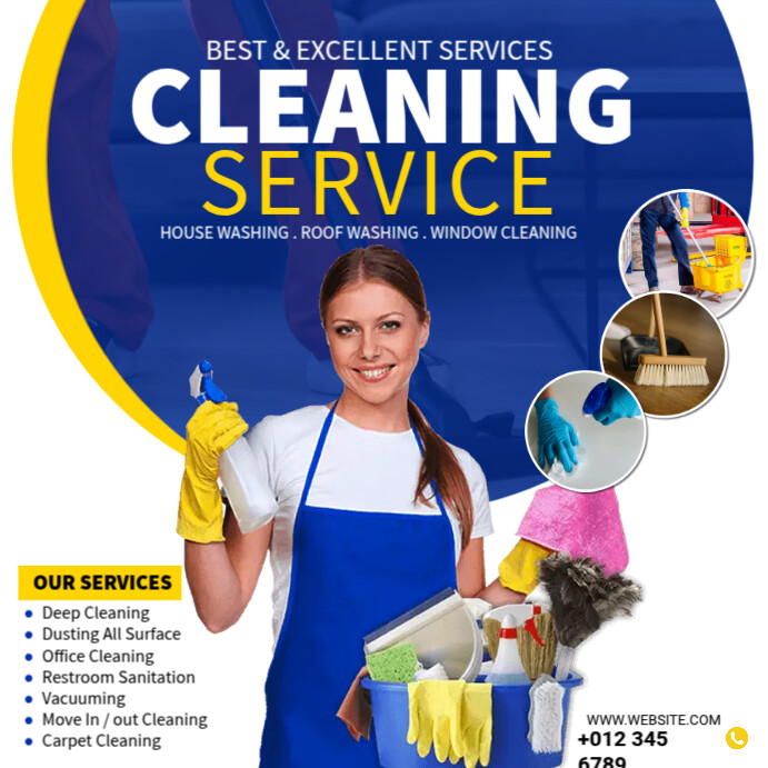 Cleaning Service Ads Template PosterMyWall Cleaning Service Ads Template PosterMyWall