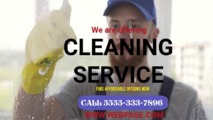 CLEANING SERVICE AT AFFORDABLE RATES Digital Display (16:9) template