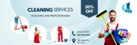 Cleaning service banner template
