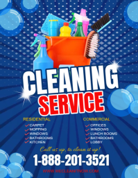 Cleaning Service Flyer (US Letter) template