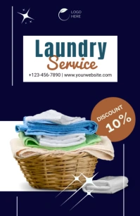 Cleaning Service Tabloïd template