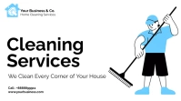 cleaning service Digital Display (16:9) template