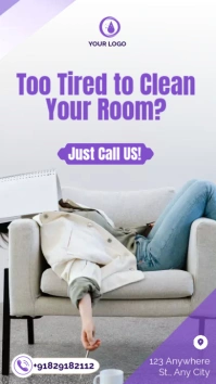 cleaning service Historia de Instagram template