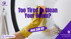 cleaning service Digitalt display Template