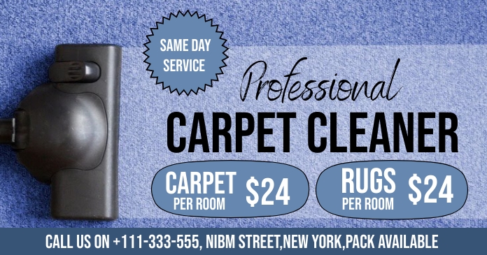 Cleaning service delt Facebook-billede template
