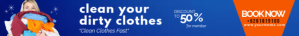 Biru Laundry Service Promotion Leaderboard Template