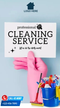cleaning service История на Instagram template