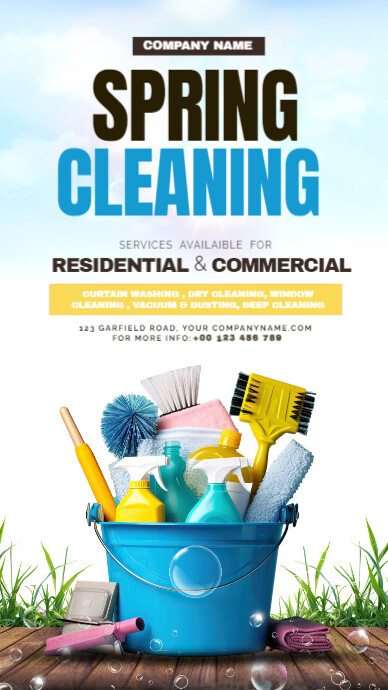 Copy of cleaning service digital display | PosterMyWall