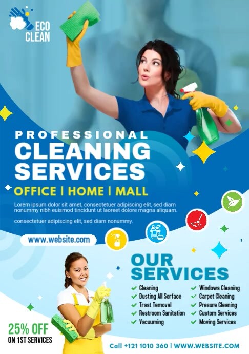 janitorial-services-flyers