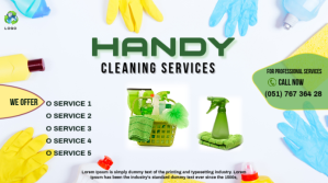 Cleaning Service Flyer Digital Display (16:9) template