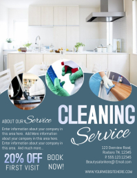 cleaning service Flyer (US Letter) template