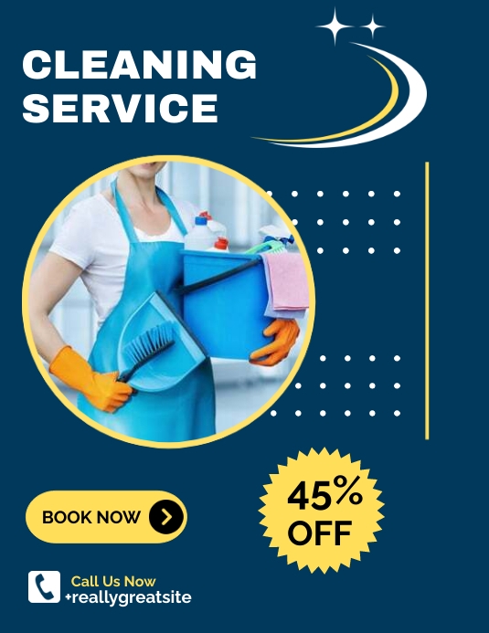 Clean Experts Flayers Cleaning Service Flyers Template | PosterMyWall