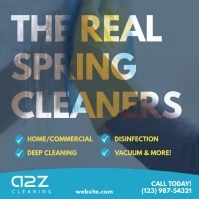 Cleaning Service Instagram Square Video Ad Carré (1:1) template