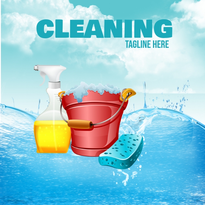 Cleaning Service Logo โลโก้ template