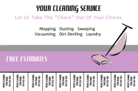 cleaning service templates