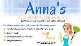 8 530 Cleaning Service Business Card Customizable Design