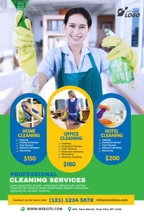 Perfect Service Poster Cleaning Service Poster Template | PosterMyWall