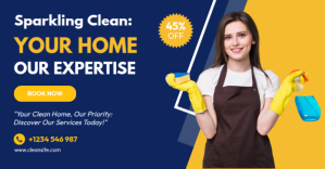 Cleaning Service Social Media Facebook 共享图片 template