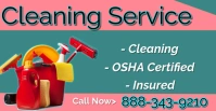 Cleaning Service Template Facebook-evenementomslag