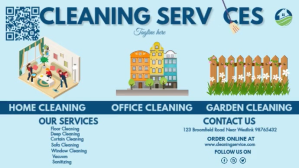 Cleaning Service Template Digital Display (16:9)