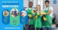 Cleaning Services, Cleaning, Home Cleaning Facebook Shared Image template