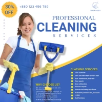 Cleaning services, washing ,event Square (1:1) template