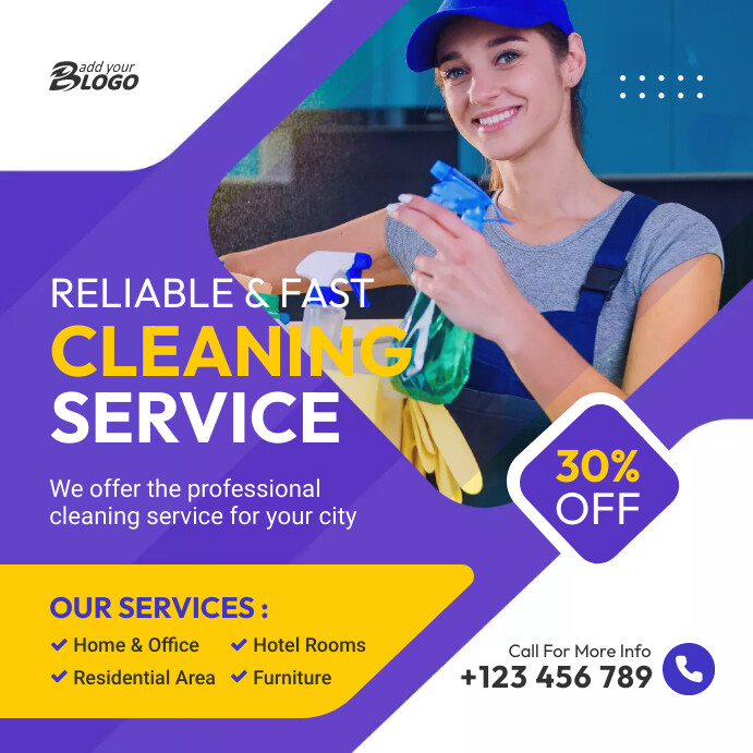 Cleaning Services Ad Template PosterMyWall Cleaning Services Ad Template PosterMyWall