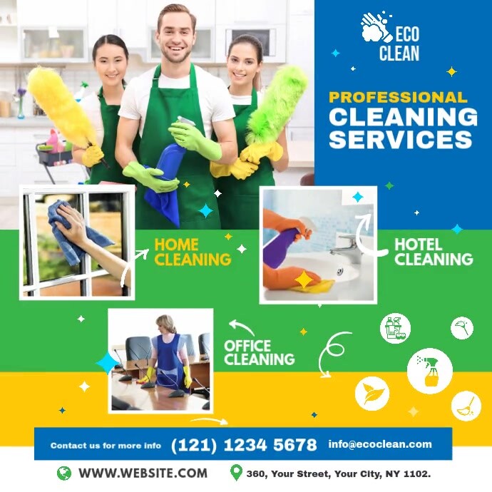 Cleaning Services Ad Template PosterMyWall Cleaning Services Ad Template PosterMyWall