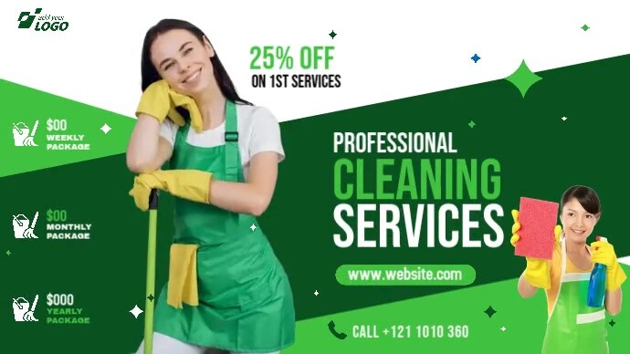 Clean Professional Add Copy of Cleaning Services Ad | PosterMyWall