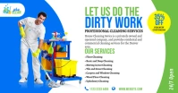 Cleaning Services Ad Facebook Shared Image template